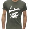 Gorilla heren t-shirt khaki