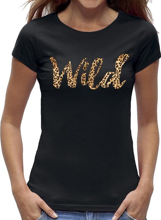 Zeestraat schudden Winderig Wild t-shirt panter - luipaard - tijger print kopen | Leuke shirts online  NYF