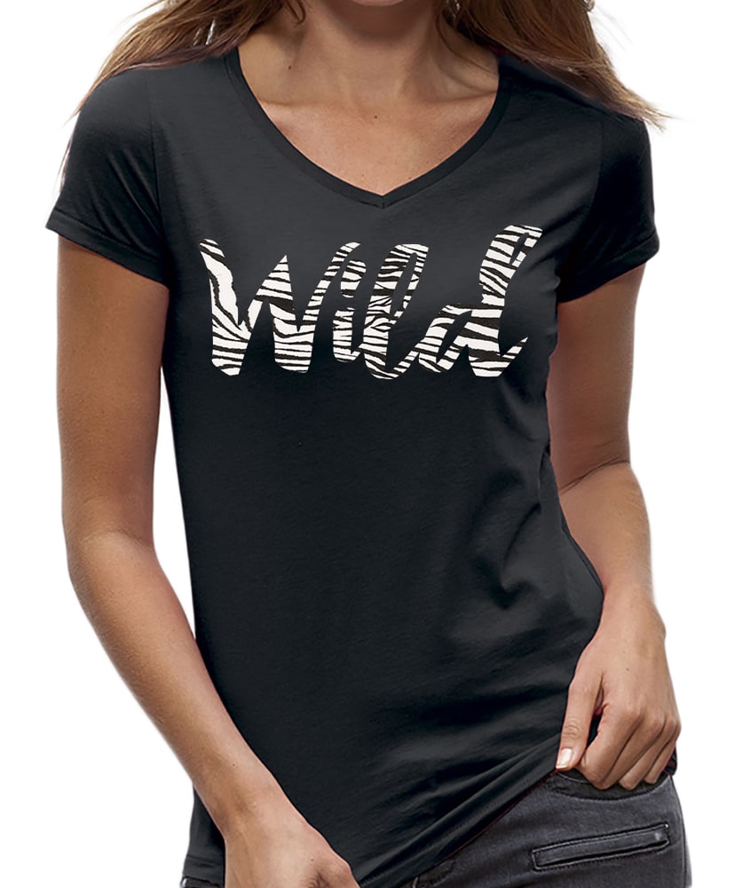 verloving Detective bizon Wild zebra print t-shirt dames | NewYorkFinest fun shirts