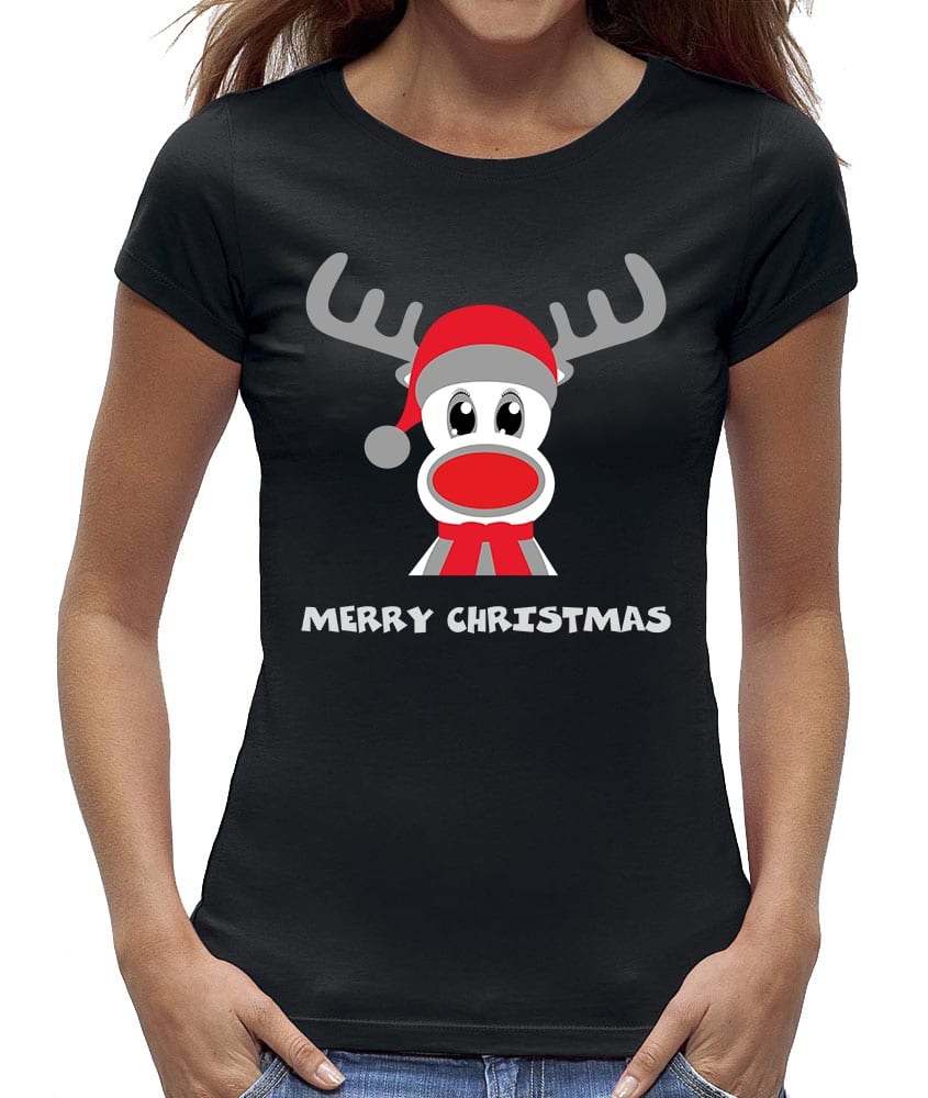 Nacht Romanschrijver aansporing Foute kerst t-shirt Merry Christmas dames - NewYorkFinest