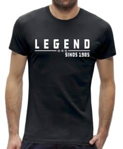 40 jaar t-shirt man legend verjaardag 1985