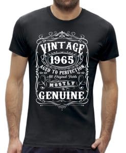 Perfection 60 jaar verjaardag t-shirt man 1965