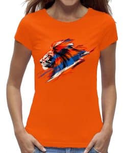 Oranje t-shirt dames